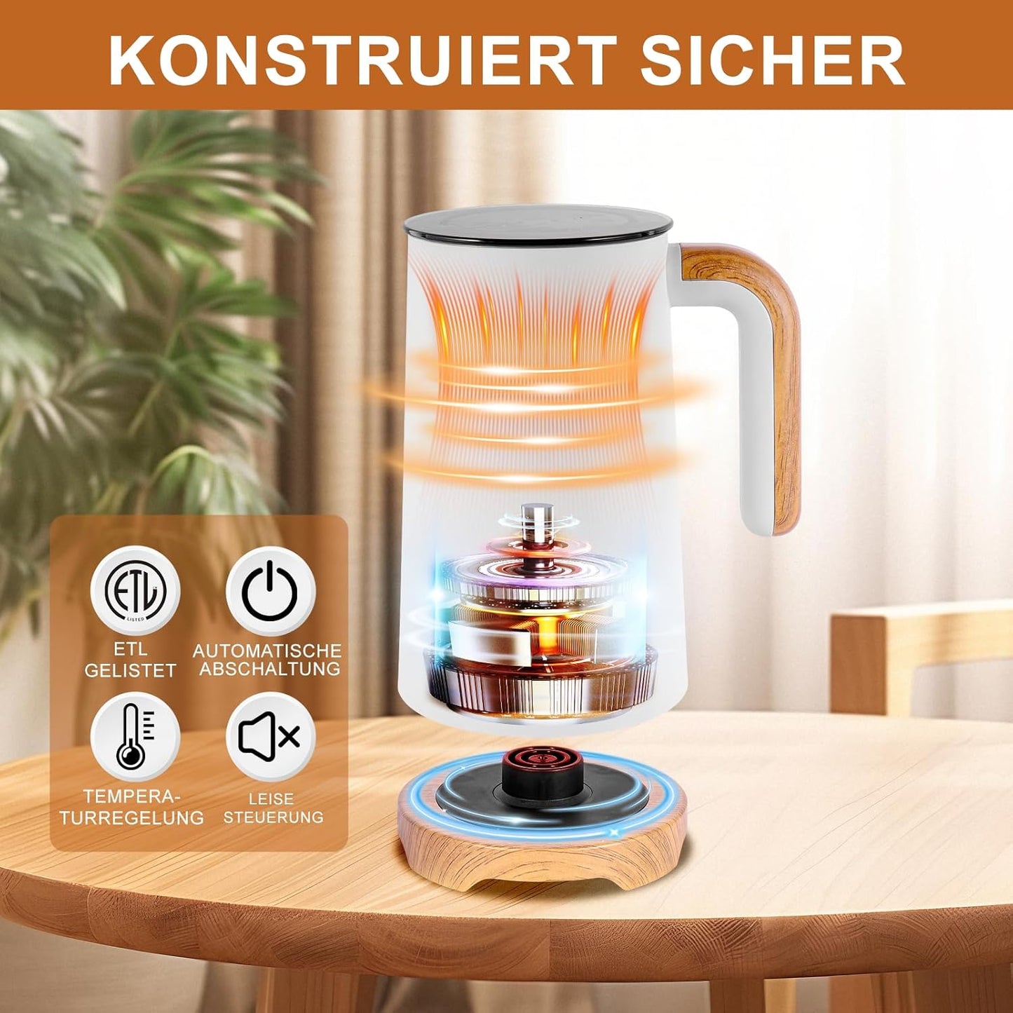 Elektrischer Milchaufschäumer 4-in-1 Set