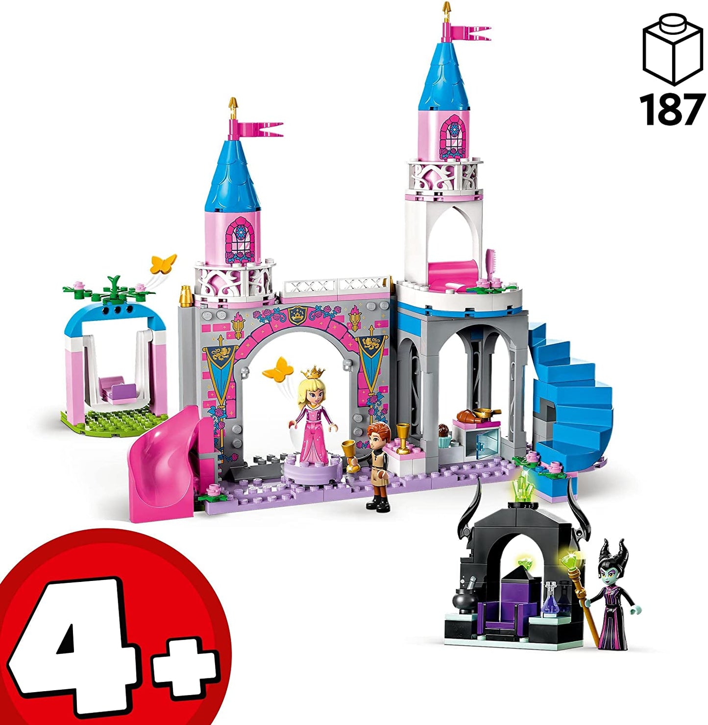 43211 Disney Princess Auroras Schloss, Konstruktionsspielzeug, Spielzeug
