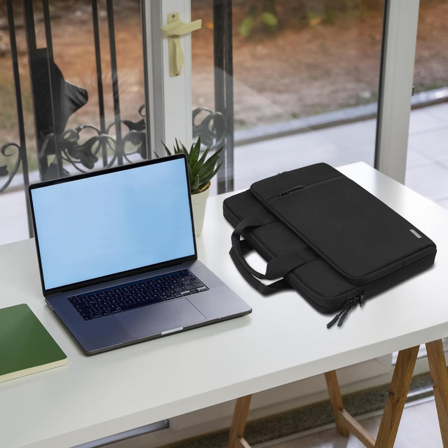 14 Zoll Laptoptasche mit 360° Schutz, Schwarz 14 Zoll