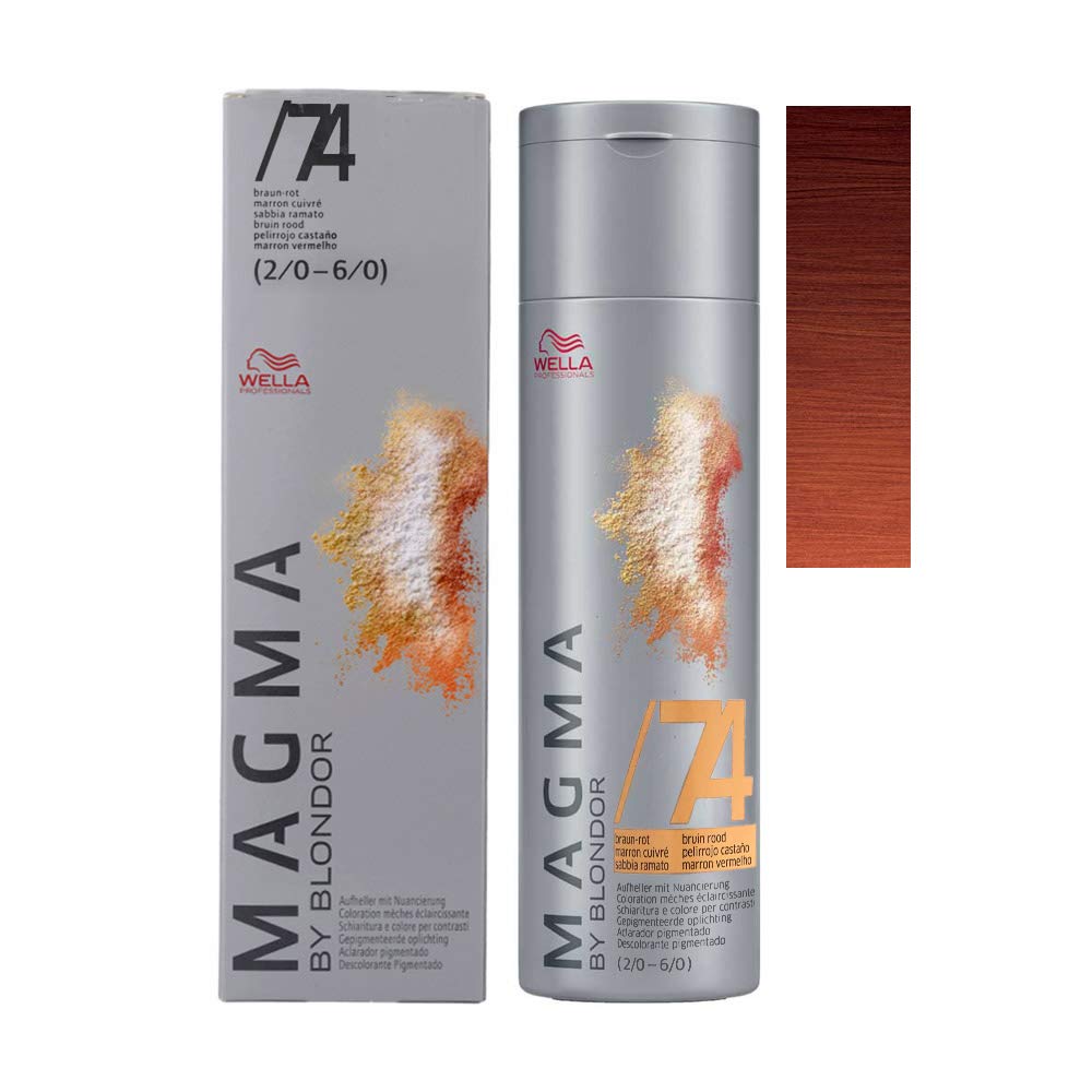 Haarfärbemittel Magma, Magma /74 - Red Chestnut 2/0-6/0 ; 120 g (1er Pack)
