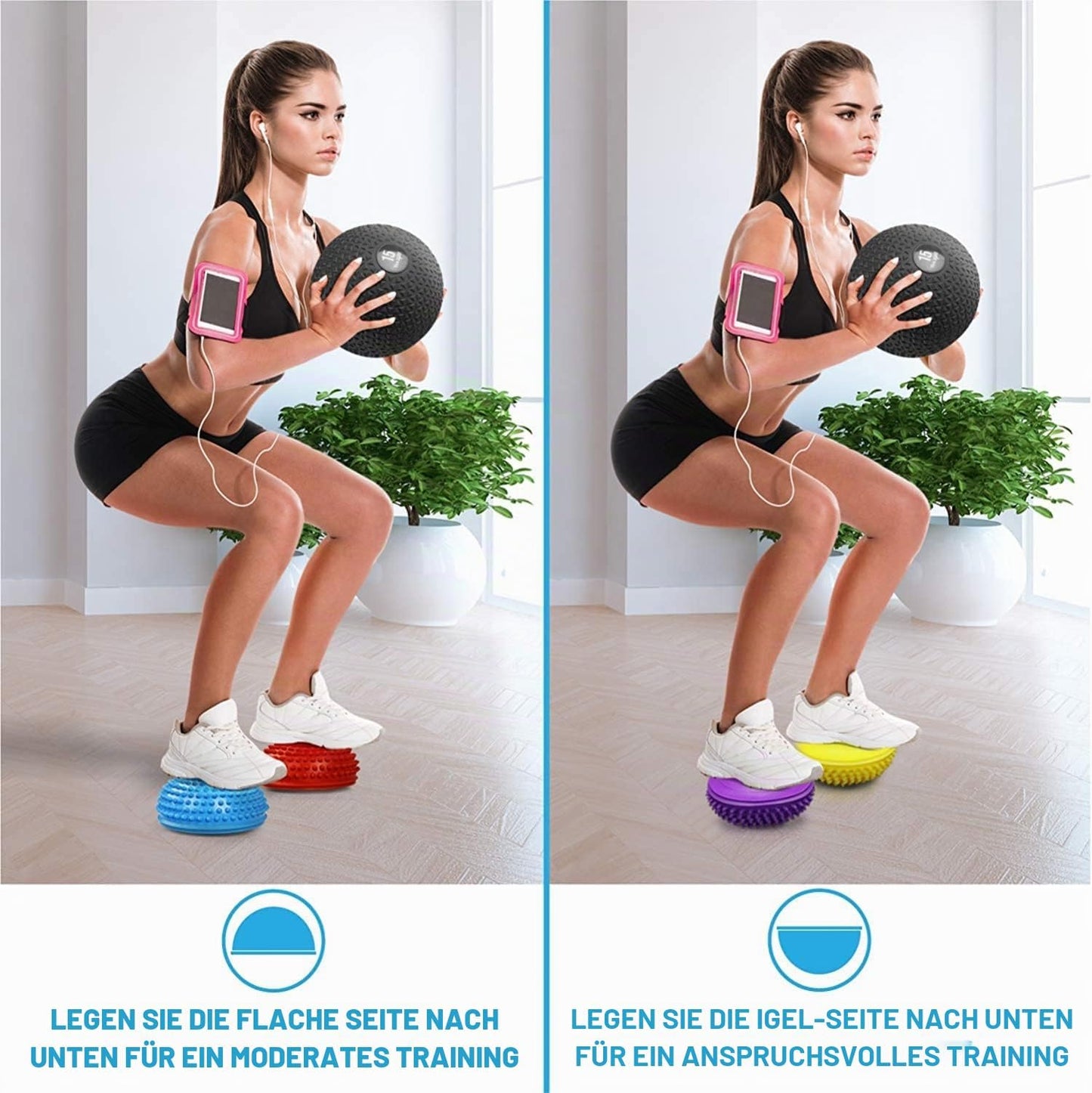 6-teiliges Igel Balance Pod Set für Yoga und Fitness, 1. Igel Balance Pod