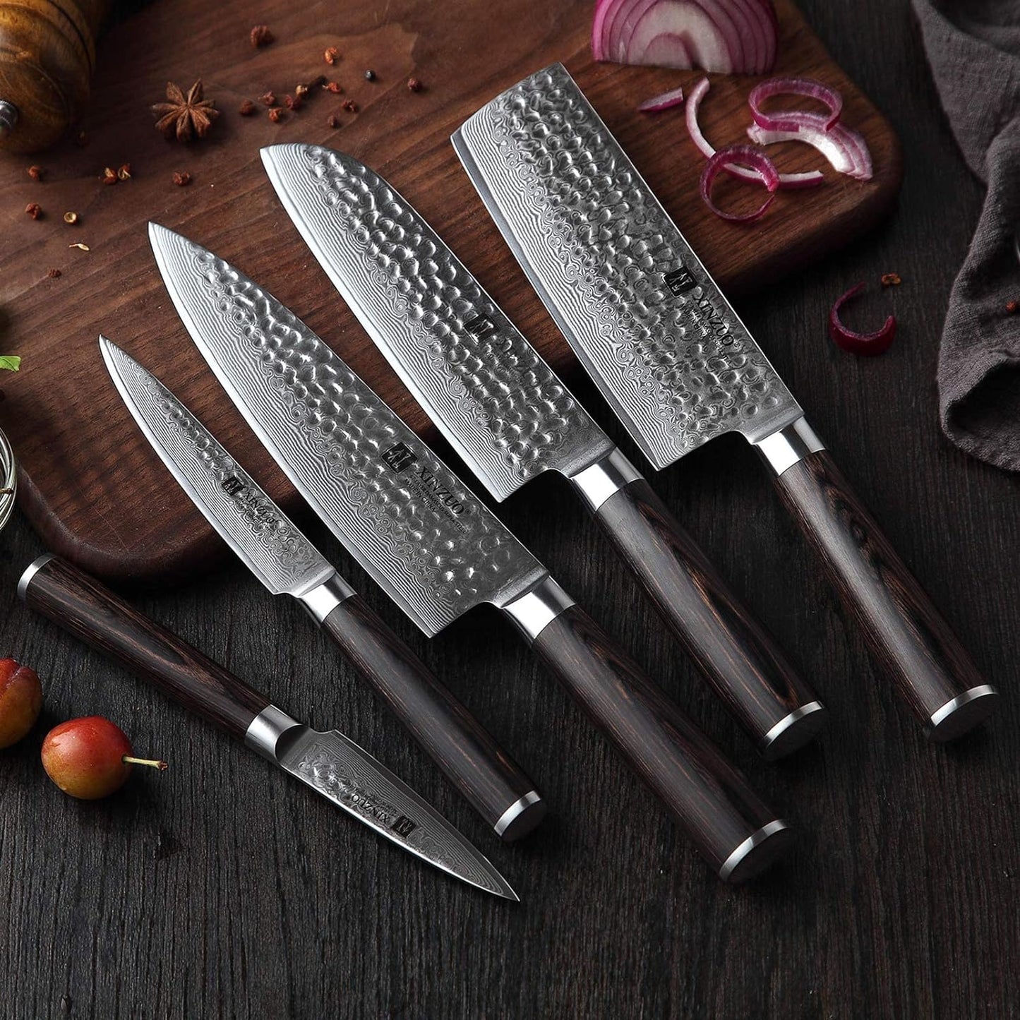 7-teiliges Messerblock-Set, 7-teilig Messerblock Sets