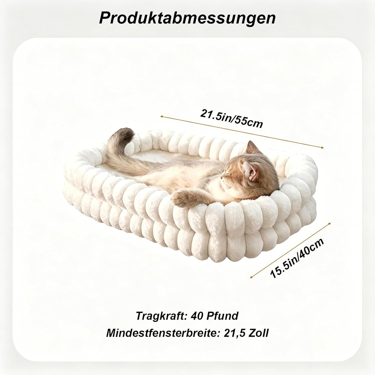 Fensterliege mit Saugnäpfen, Weiss