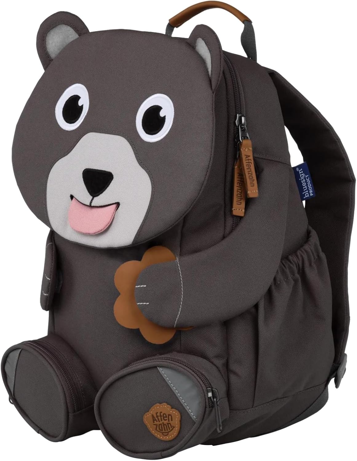 Kinderrucksack Grosser Freund, 8 L Pure Bär - Grau