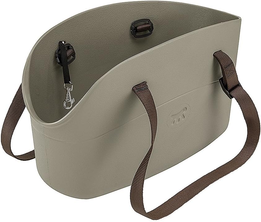 Hundetragetasche, L 35 x B 14 x H 22 cm Sommer :Ueberzug ohne Plüsch Sreingrau