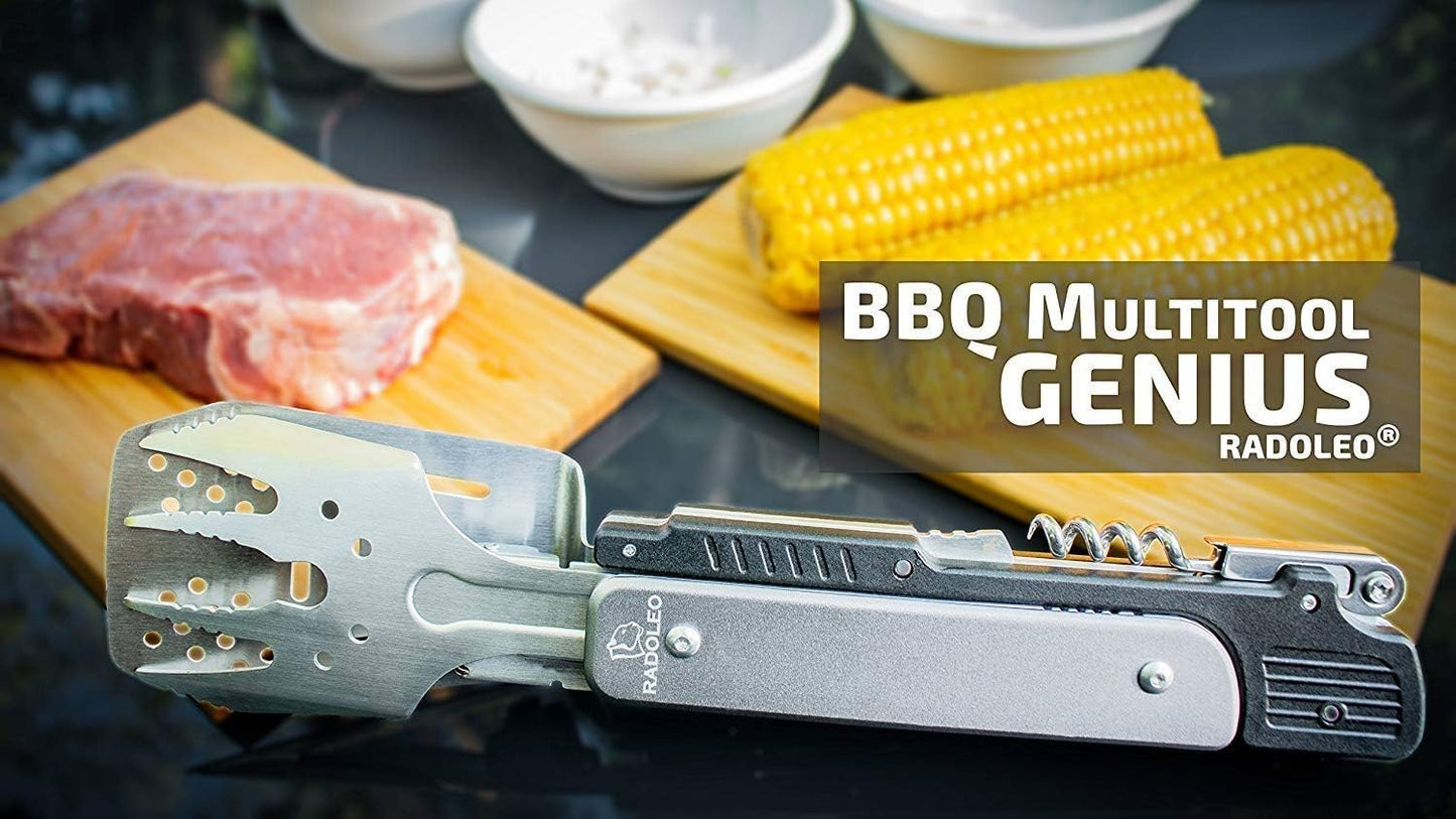 Grill-Multi-Tool-Set für Camping & Outdoor, 6-in-1
