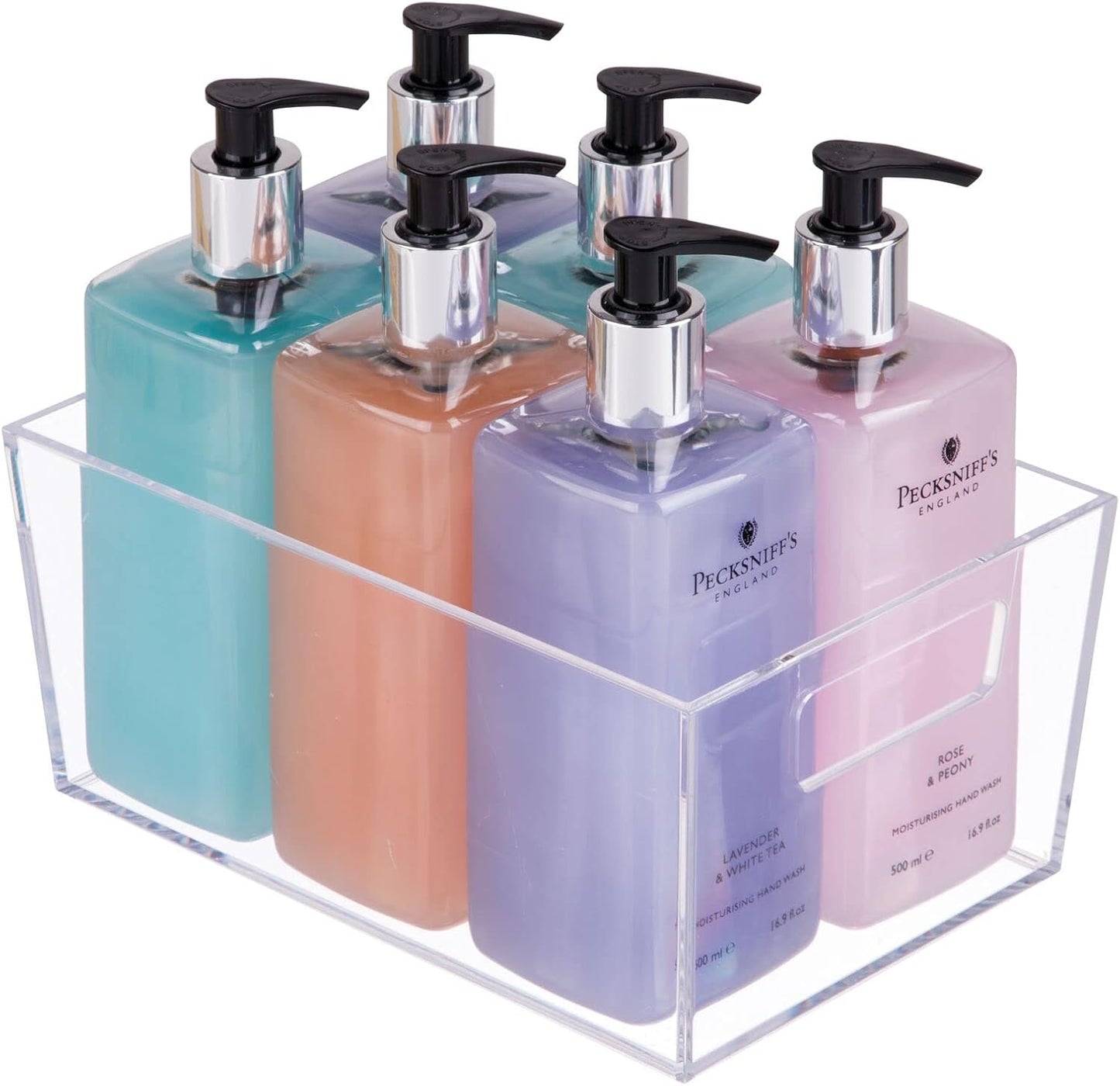 2er Set Transparente Ablageboxen