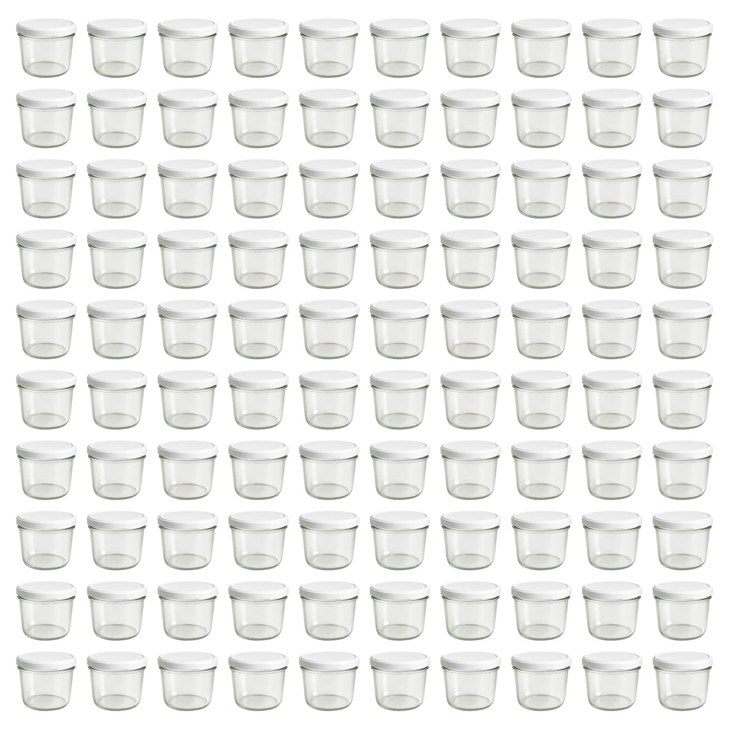 Einmachgläser mit Schraubdeckel (100 Stück, 230 ml), 230 ml 100