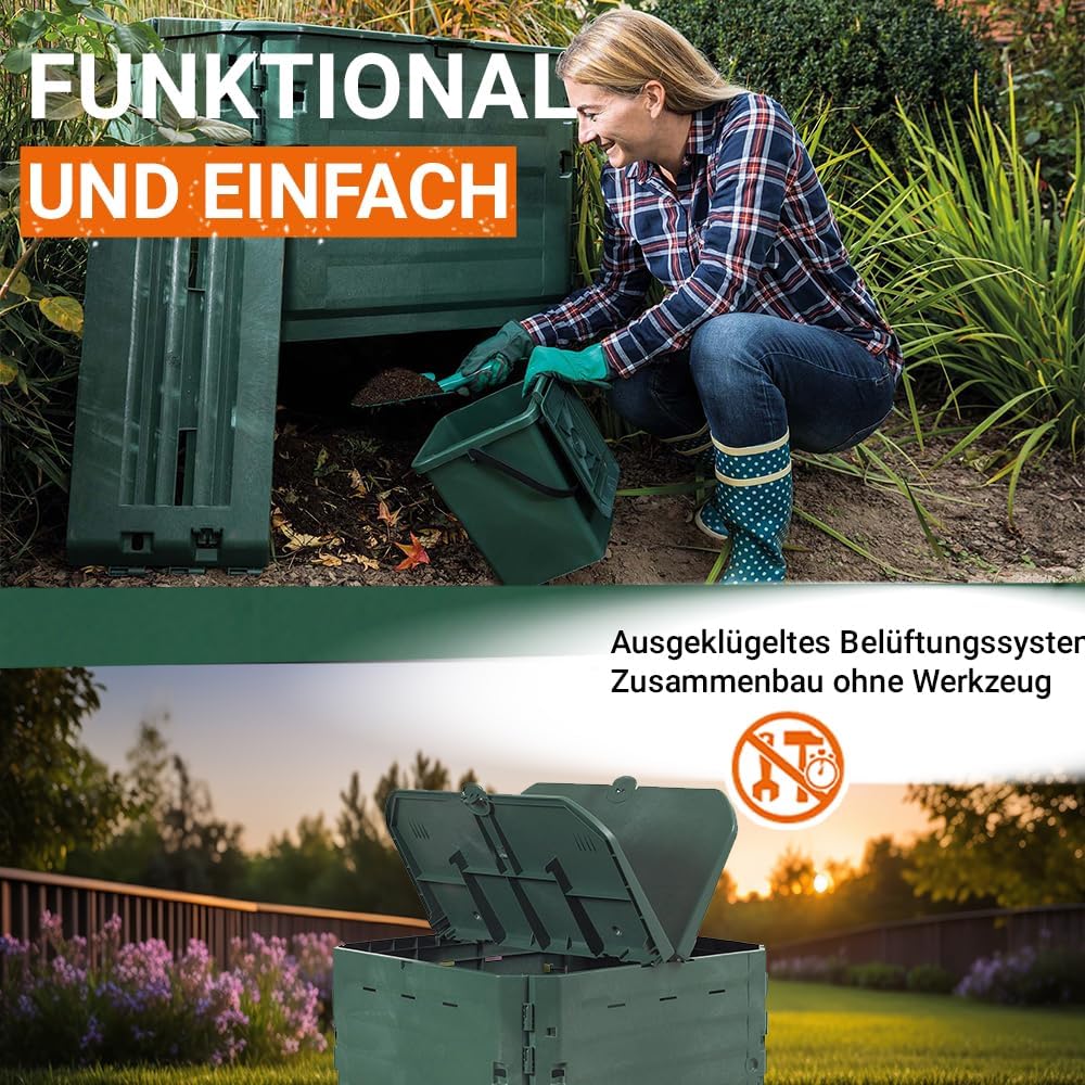 Thermo-King Gartenkomposter, 600 L