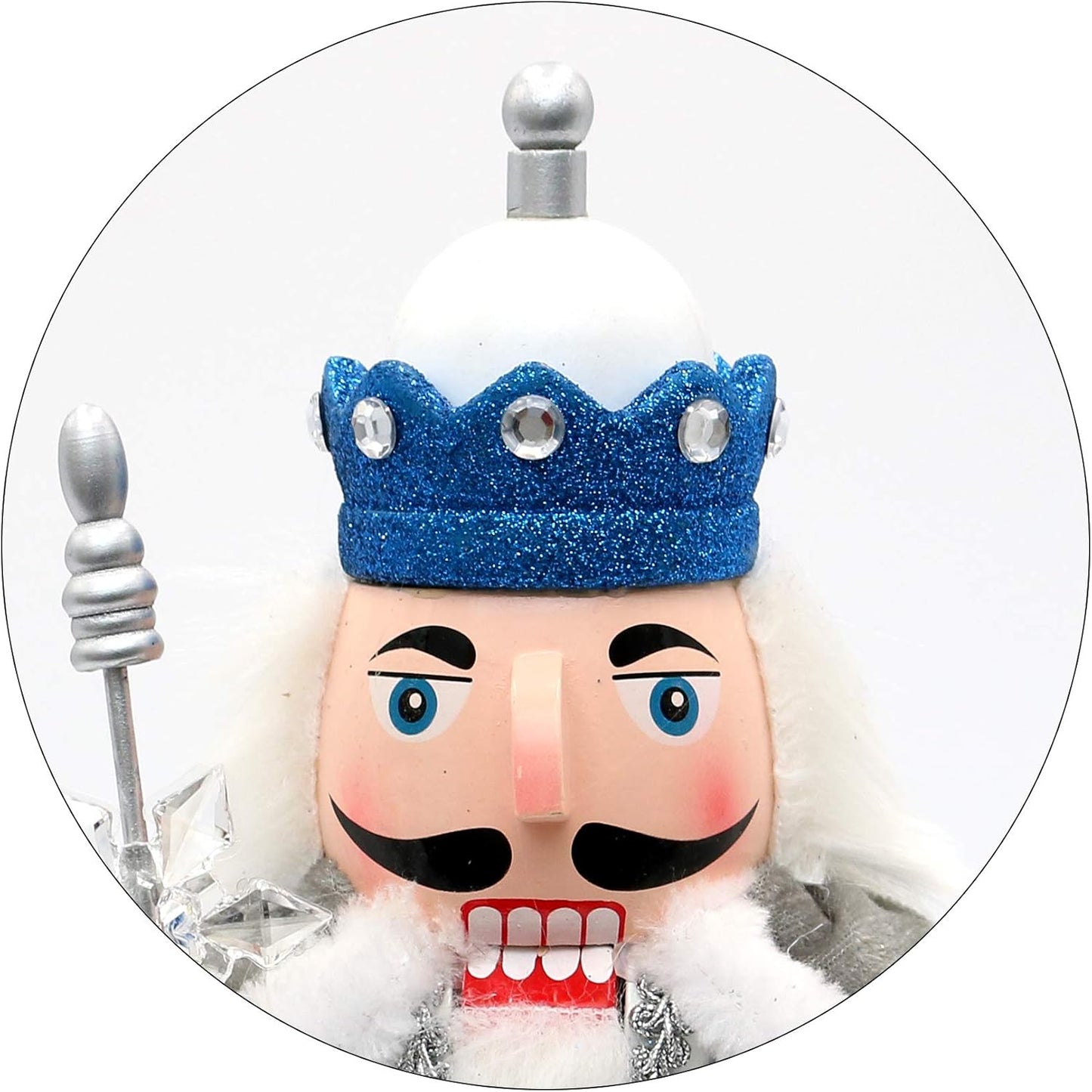 Nussknacker - König, Blau 38 cm