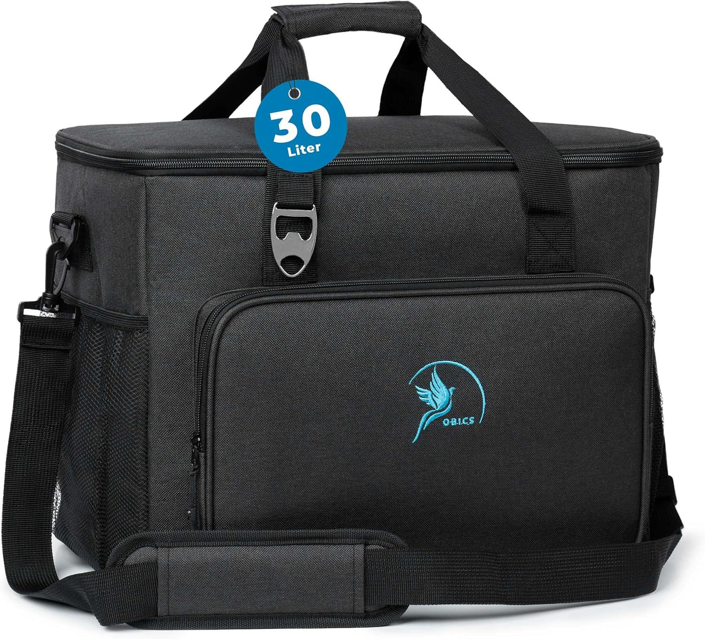 Kühltasche, 30 Liter, Schwarz