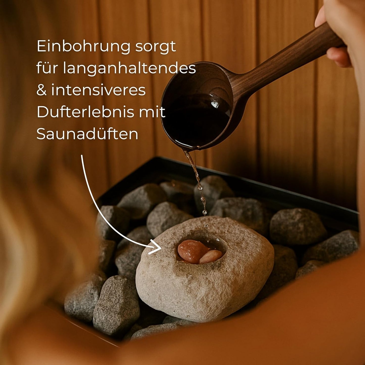 Dampfstein für Sauna