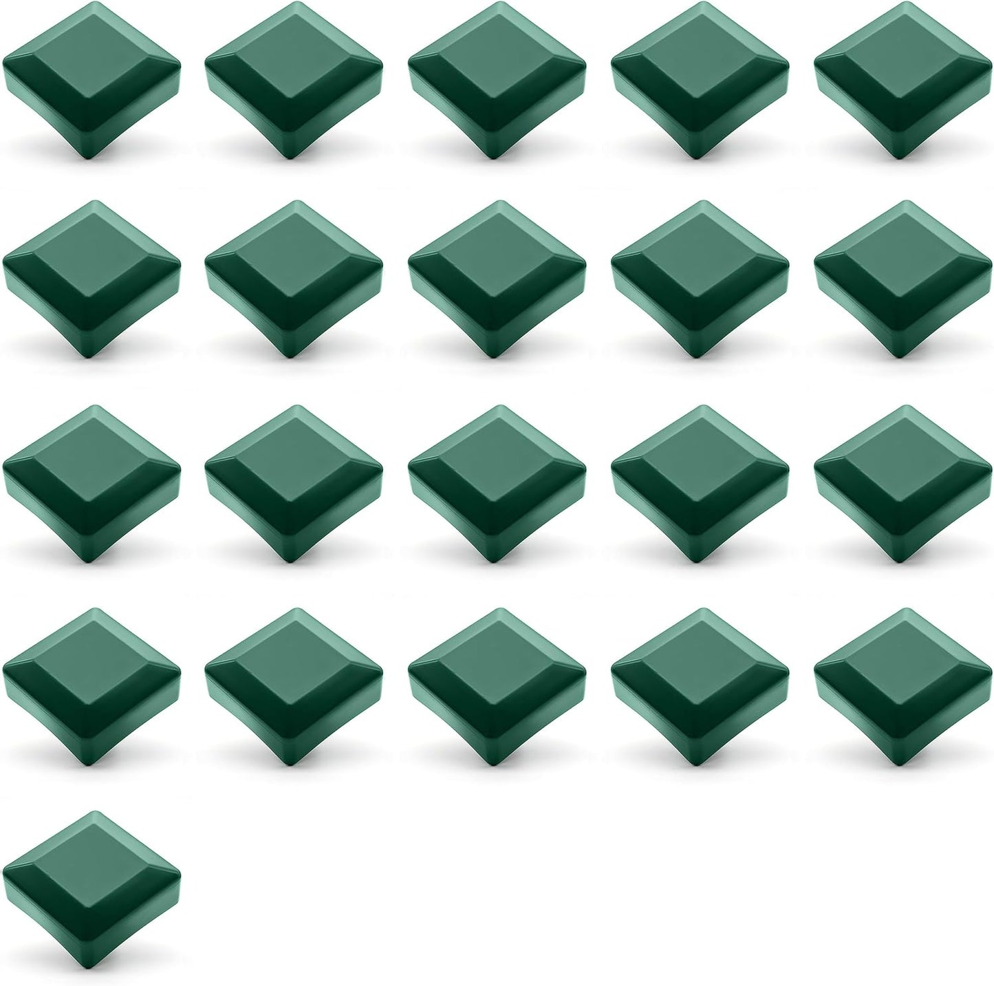 Zaunkappen Set, 21 50x50mm