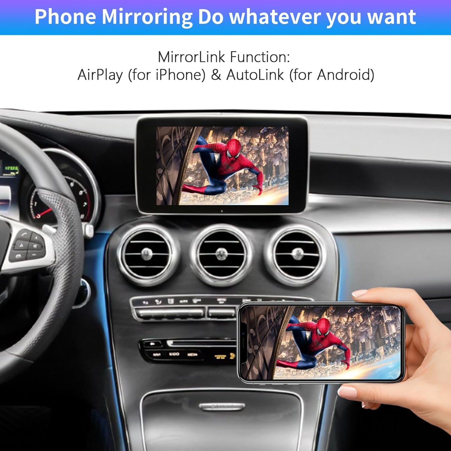 Nachrüstmodul  Wireless Carplay für Mercedes Benz NTG5.0 (2015-2018)