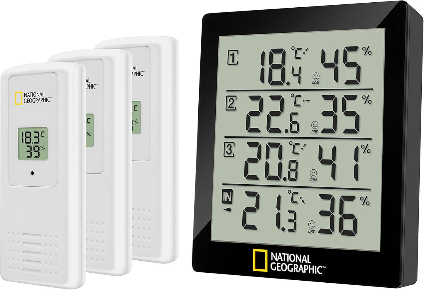 Wetterstation mit 4 Messpunkten