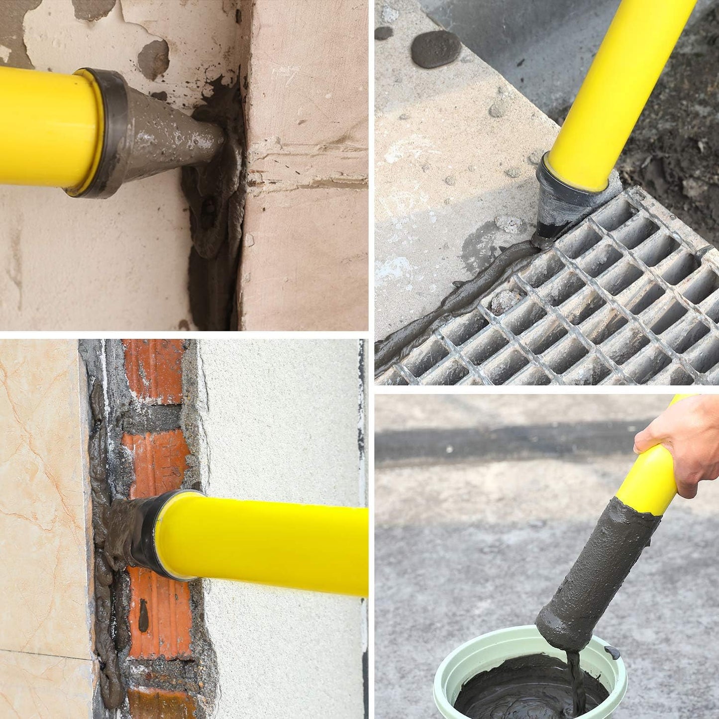 Fugenpistole mit 4 Düsen für Mörtel und Beton