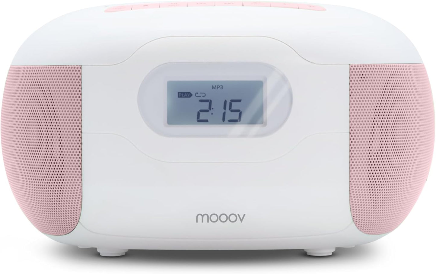 CD-Player Eden mit Bluetooth und USB-Anschluss, Rosa
