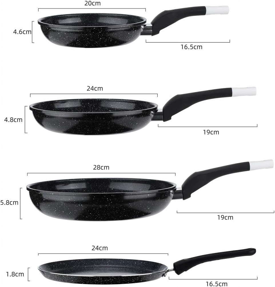 Pfannenset Induktion 4-teilig, 28 cm (11 inches)