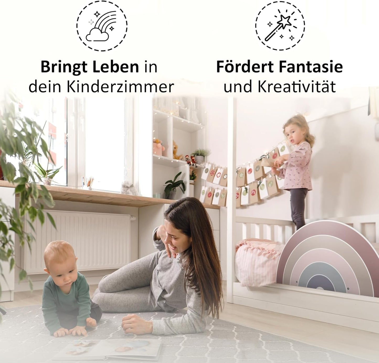 Rausfallschutz Bettgitter Remy für Kinderbetten, Modern