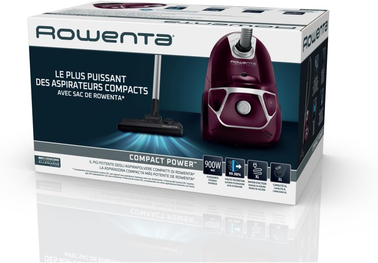 Compact Power RO3969, Dunkelrot/Silber | 750 W