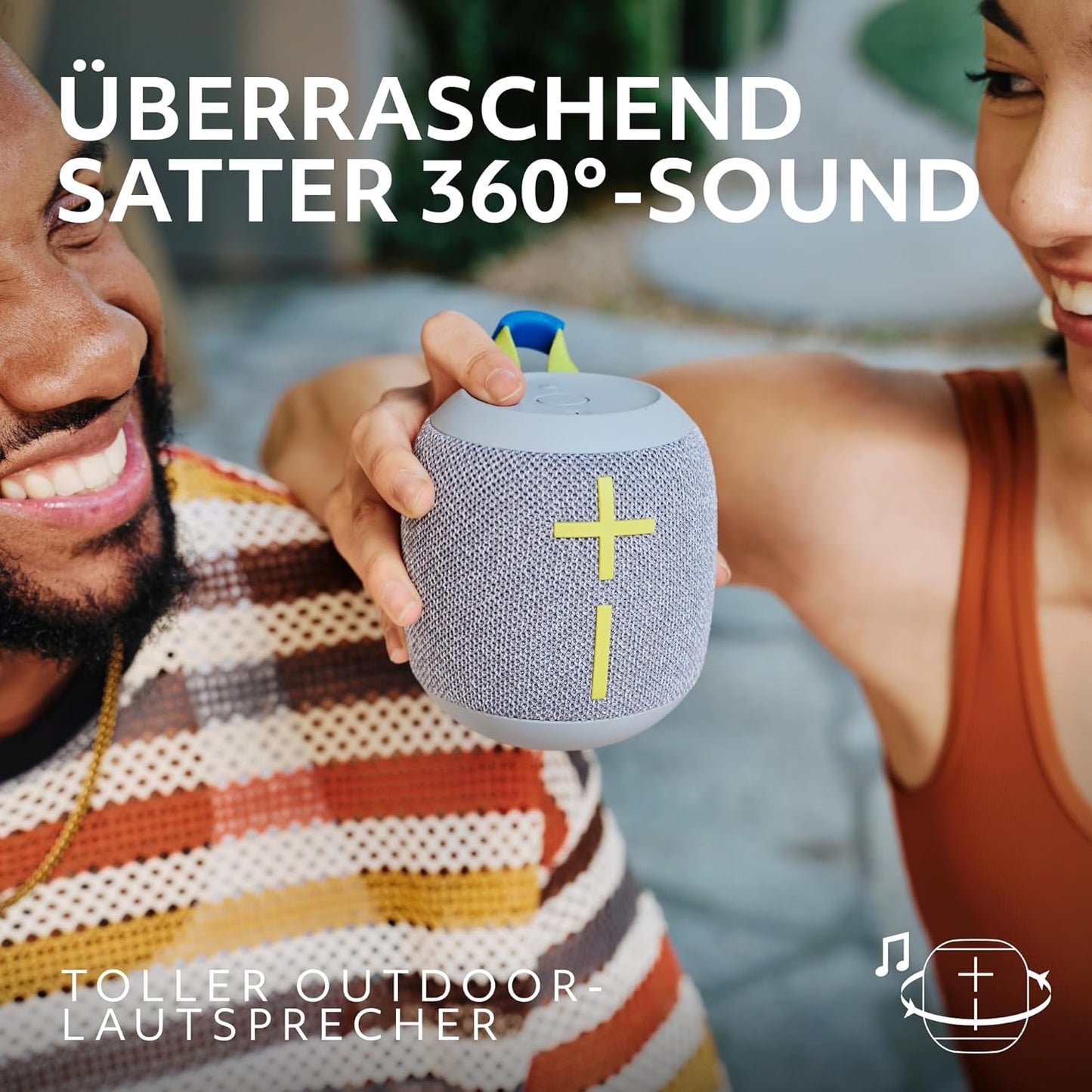Wonderboom 4 - Wasserdichter Bluetooth-Lautsprecher, WONDERBOOM 4 Lautsprecher Schwarz