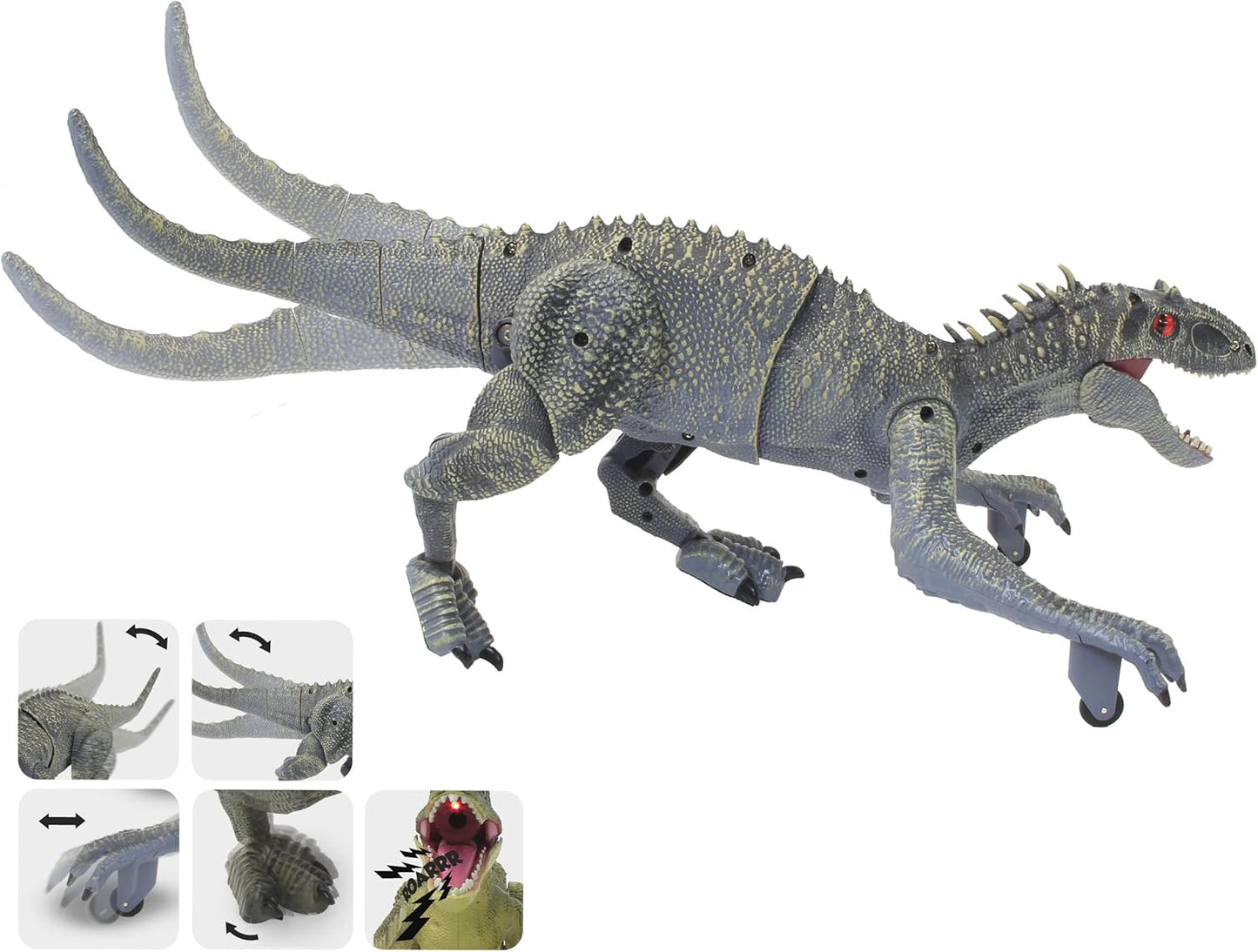 Dinosaurier Exoraptor Li-Ion 3,7V 2,4GHz grau