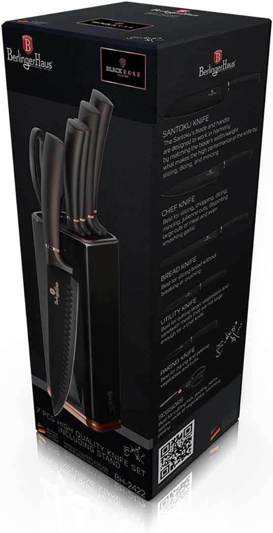 KNIFE SET WITH STAND BERLINGER HAUS BH-2422