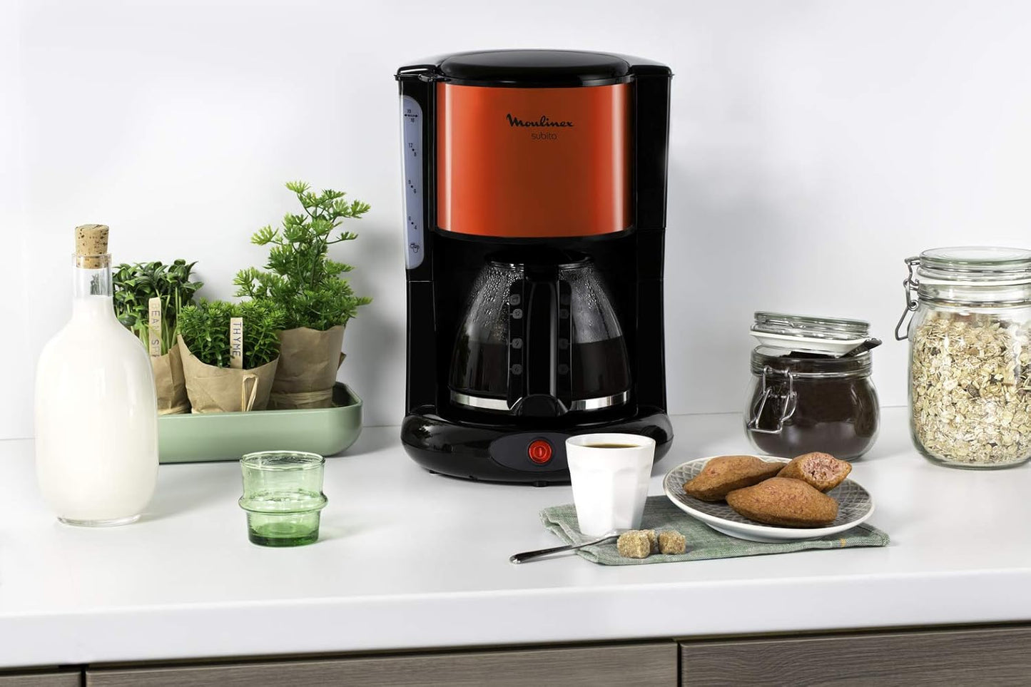 Filterkaffeemaschine Subito mit Glaskanne, 1,25L