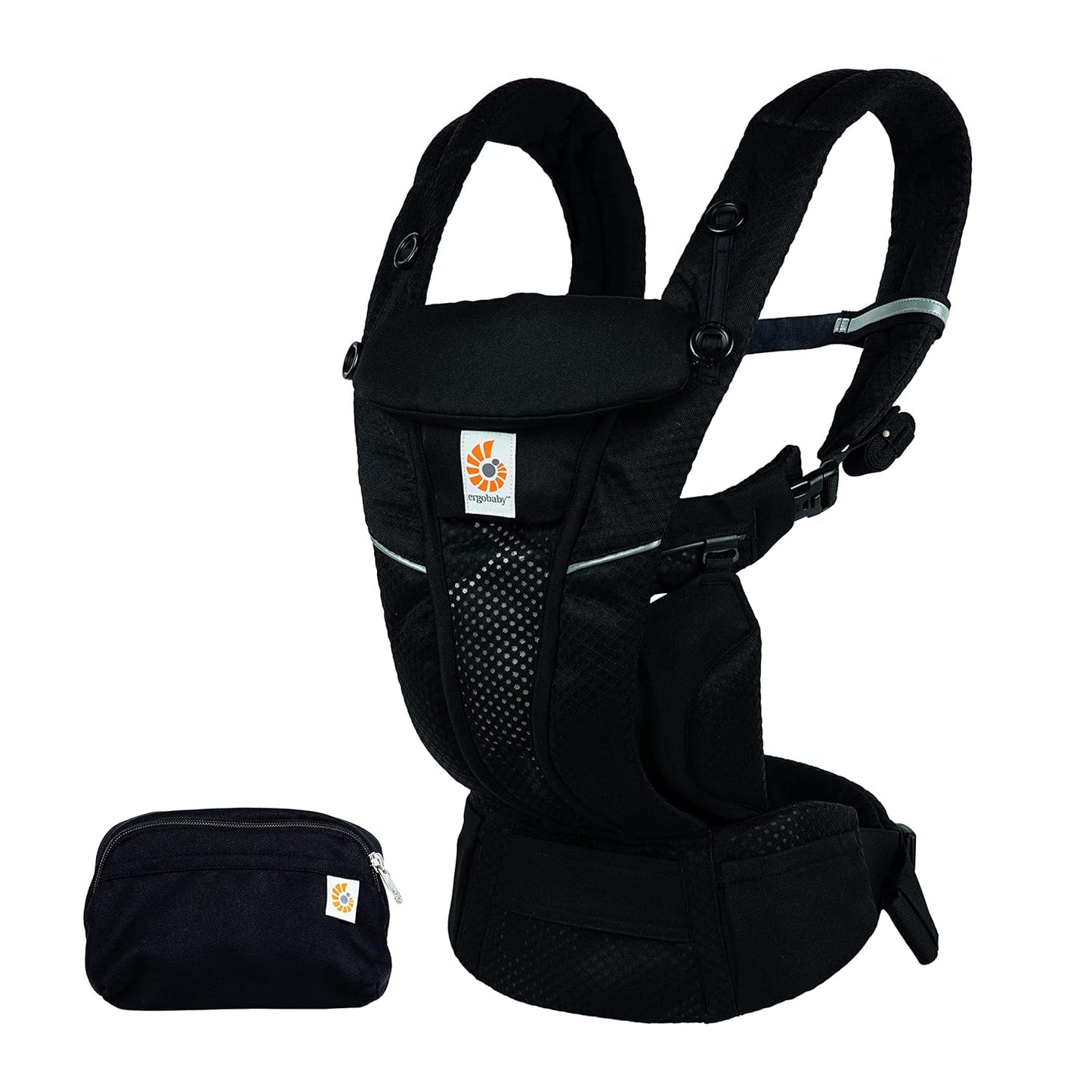 Ergonomische Babytrage für Neugeborene (bis 20kg), Omni Breeze Onyx Black