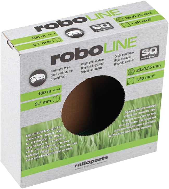 Begrenzungskabel für Mähroboter, 100m/2,7mm x 1,5mm²