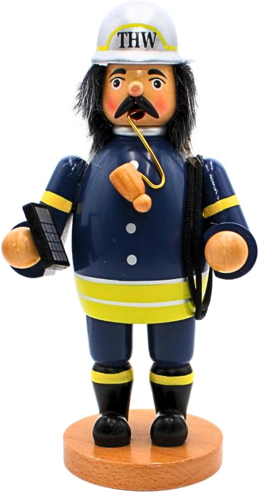 Räuchermann THW Helferfigur, Thw Helfer
