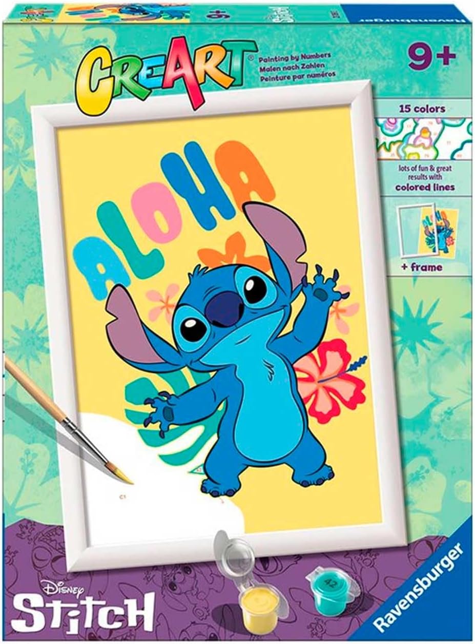 Malen nach Zahlen - Disney Stitch, Stitch für Kinder