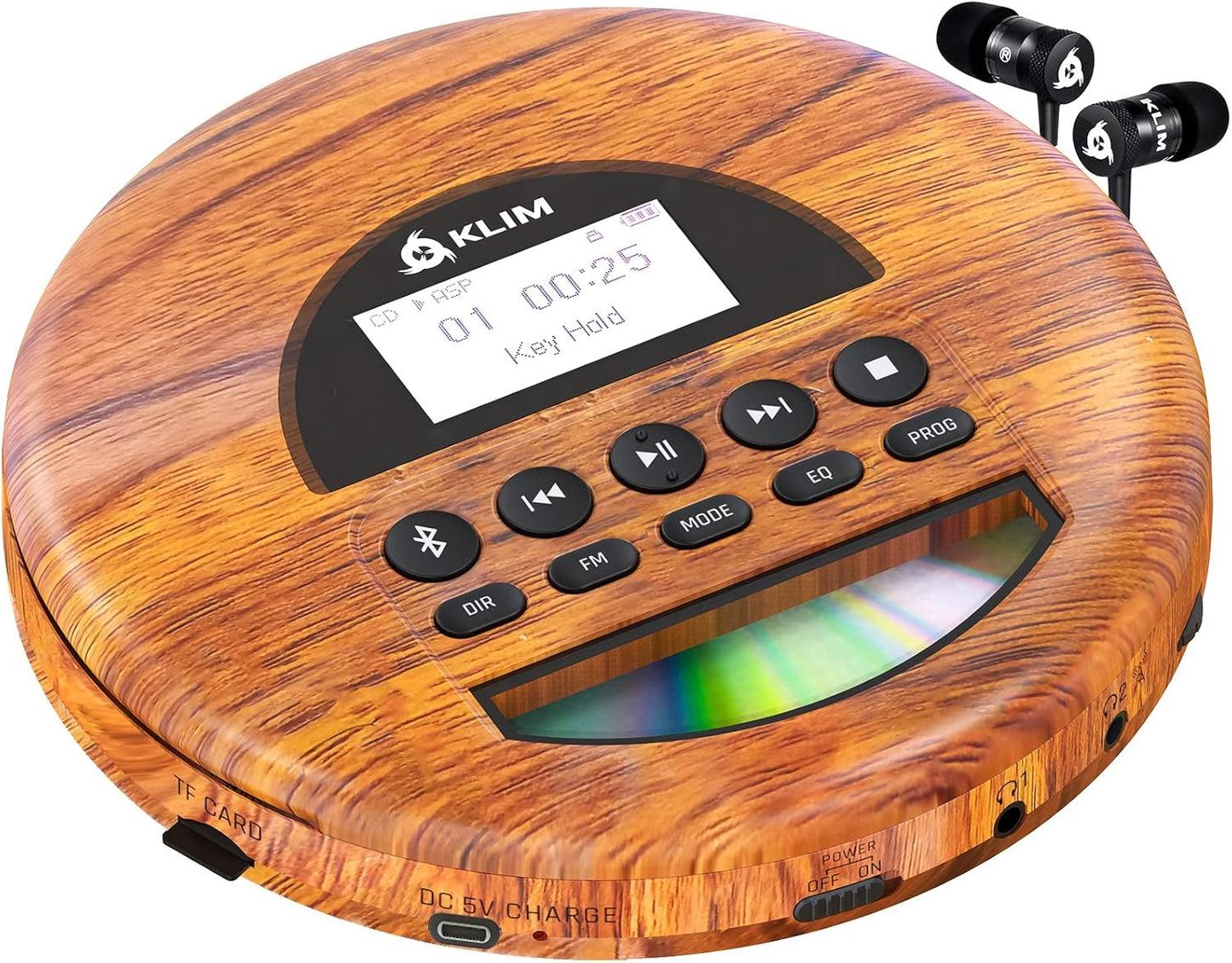 Tragbarer CD-Player mit Bluetooth, New