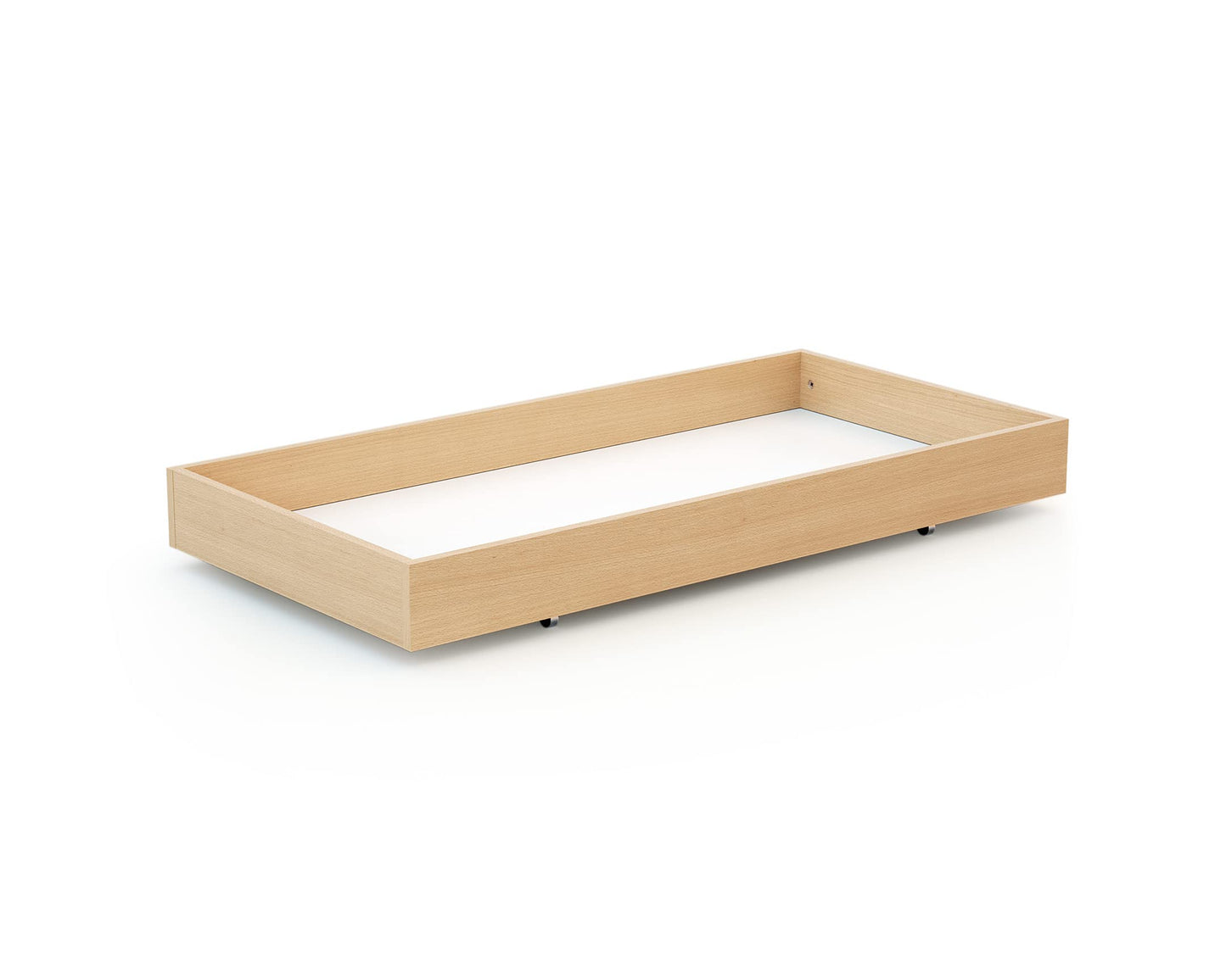 Essentiel Bettschublade für Babybett, 60x120 cm, 114,5 x 57 x 14 cm Buche Lackiert