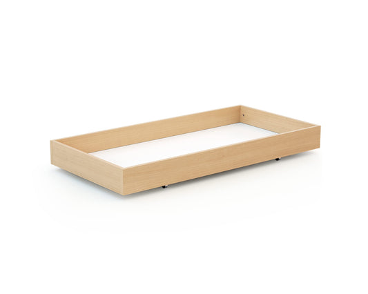 Essentiel Bettschublade für Babybett, 60x120 cm, 114,5 x 57 x 14 cm Buche Lackiert