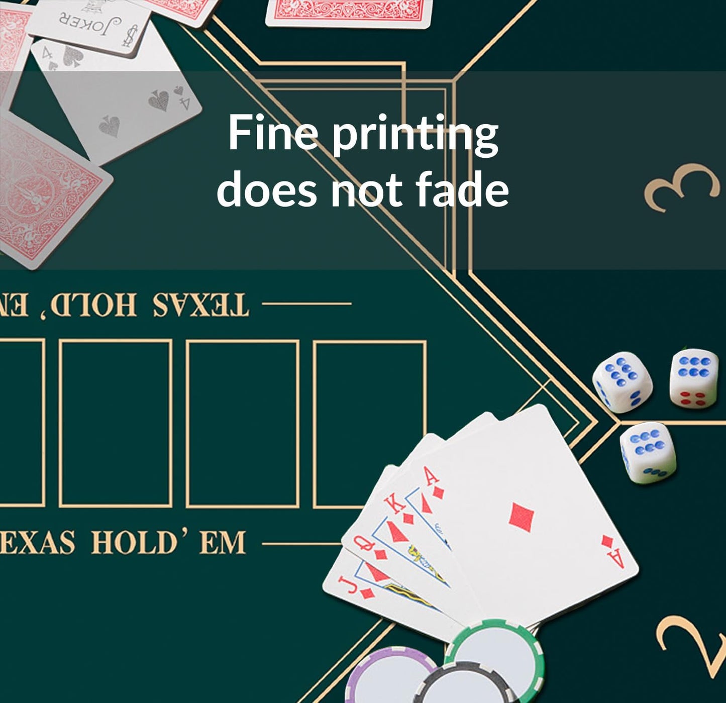Runde Pokermatte (faltbar, 6-8 Personen), 80*80-yuantuan1 80cm x 80cm x 2mm