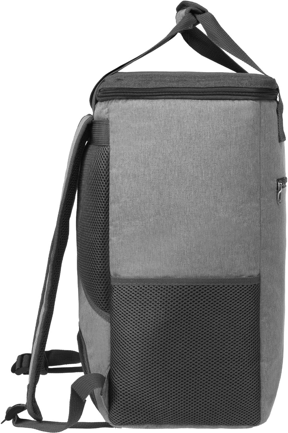 Kühlrucksack, 28 Liter - hellgrau meliert