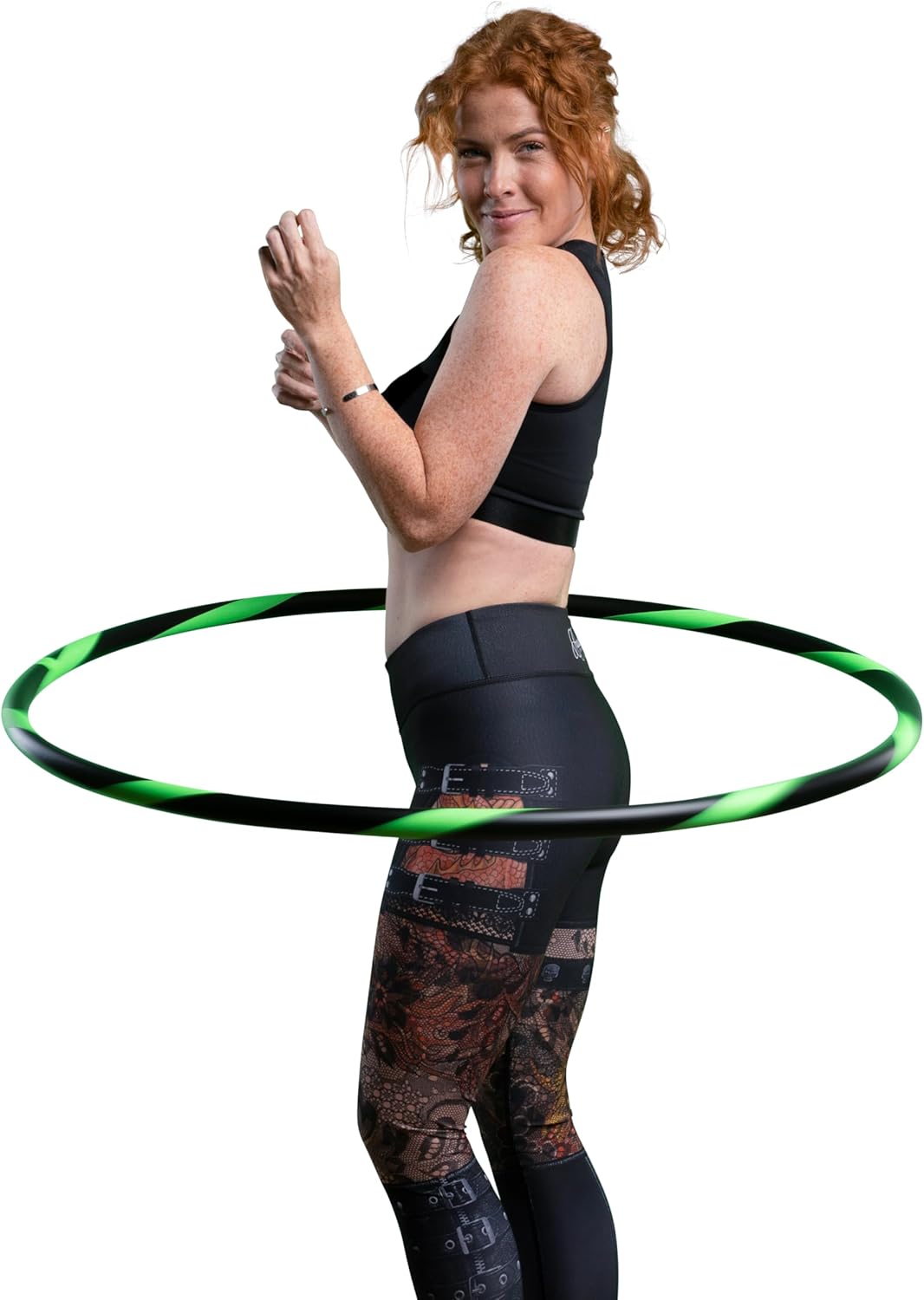 Hula Hoop Reifen für Erwachsene, Ø105cm Neon Grün