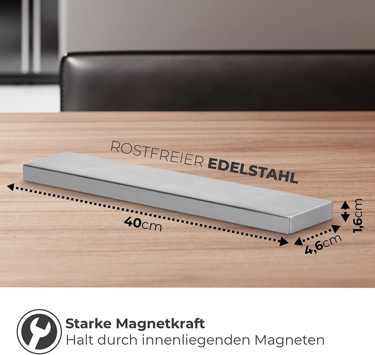 Magnetische Messerleiste 40cm