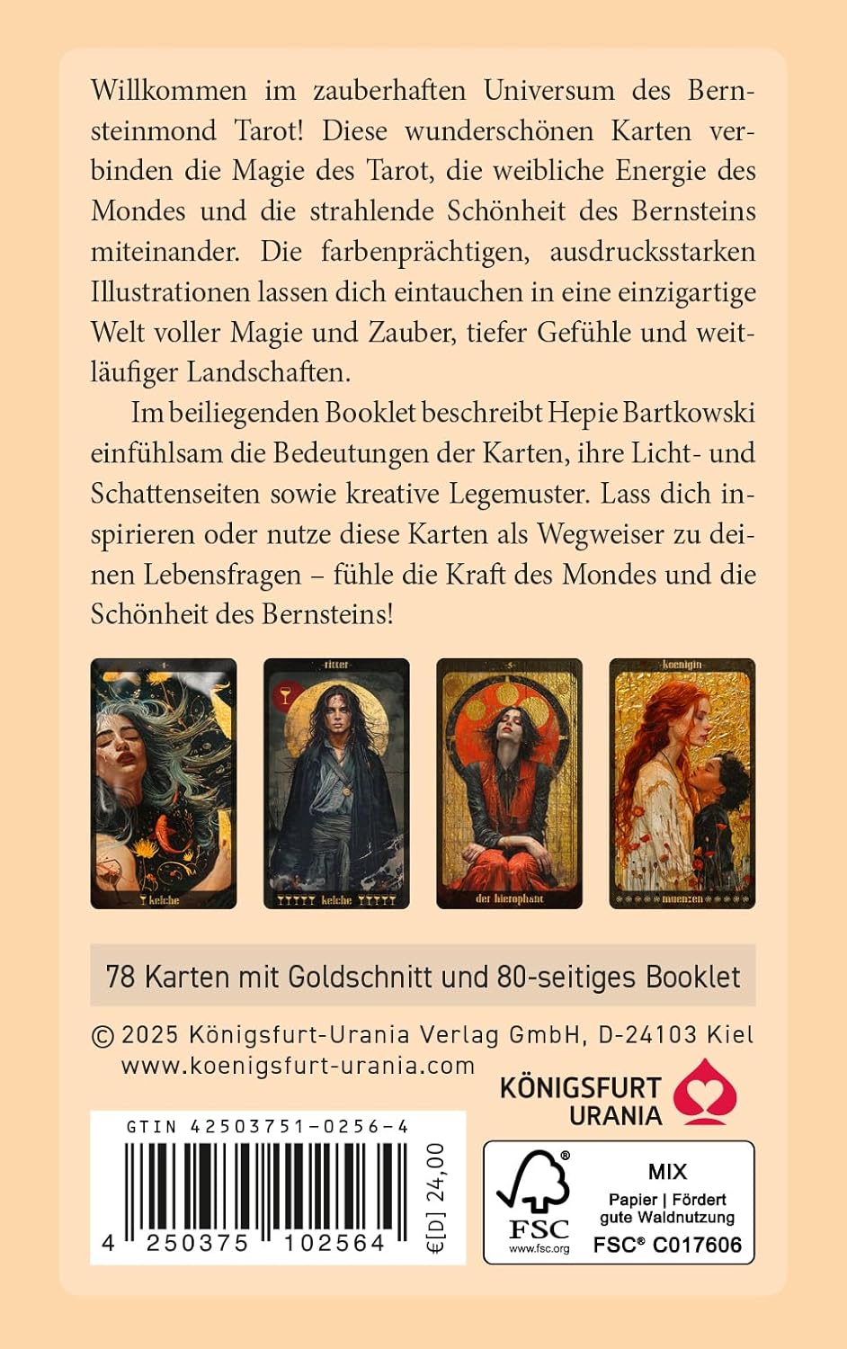 Tarotkarten-Set, Karten