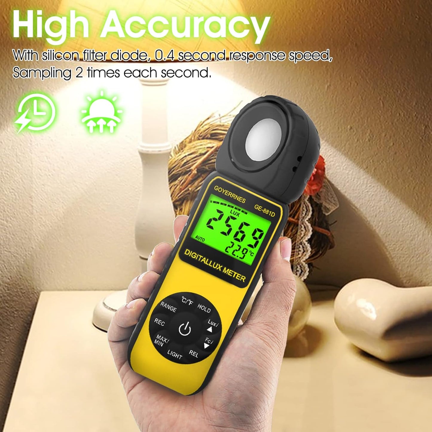 Digitales Luxmeter GR-881D
