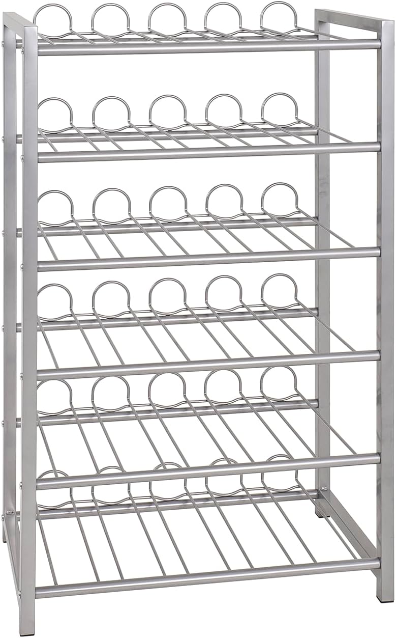 Flaschenregal aus Metall, 54 x 31 x 90 cm