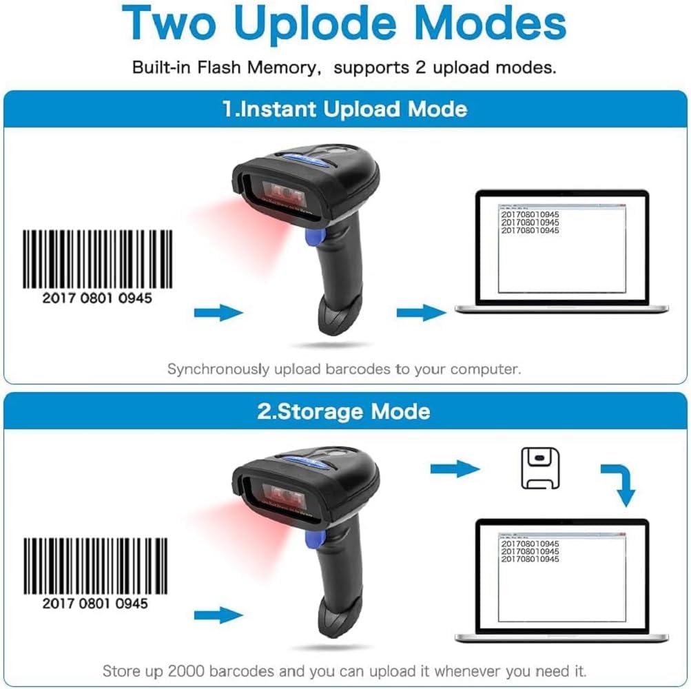 NT-1228BC Bluetooth CCD Barcode Scanner, kabellos 1D Imager, NT-1228BC