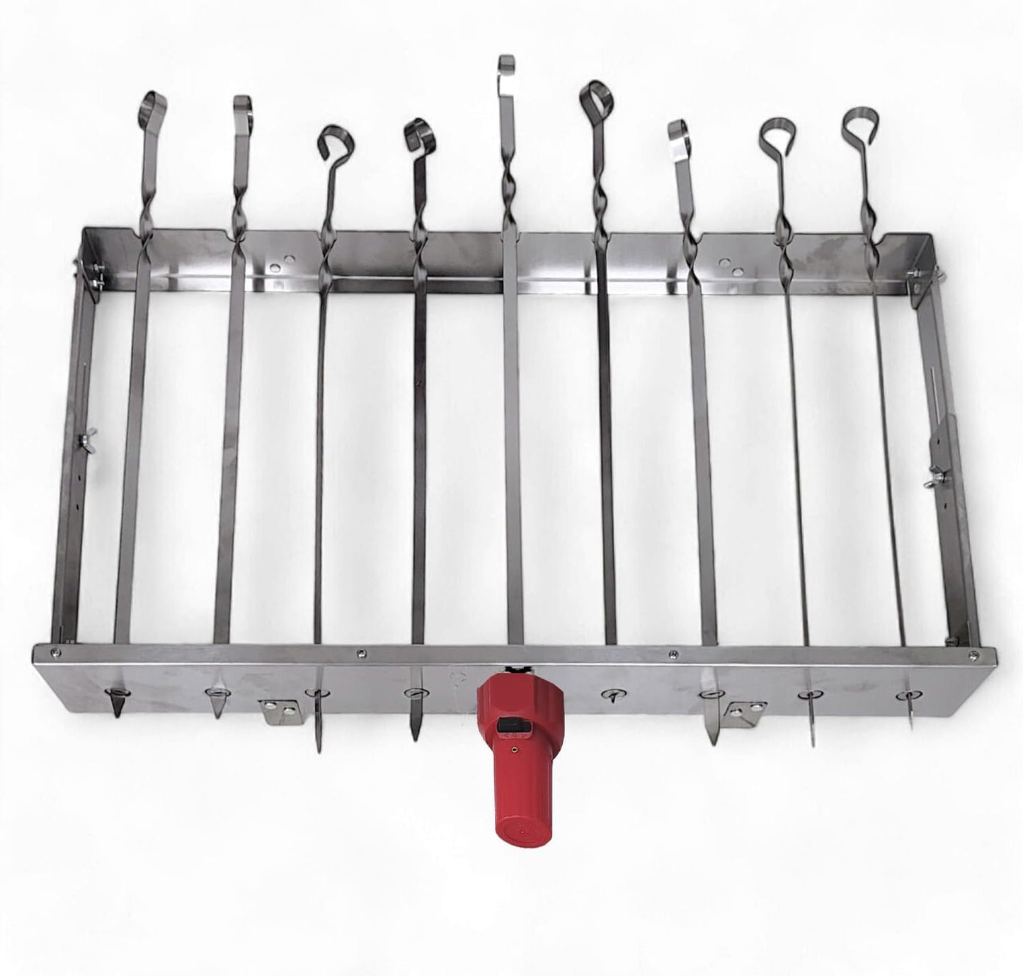 Schaschlik Spiessdreher mit Motor für 9 Spiesse, für 9 Spiesse