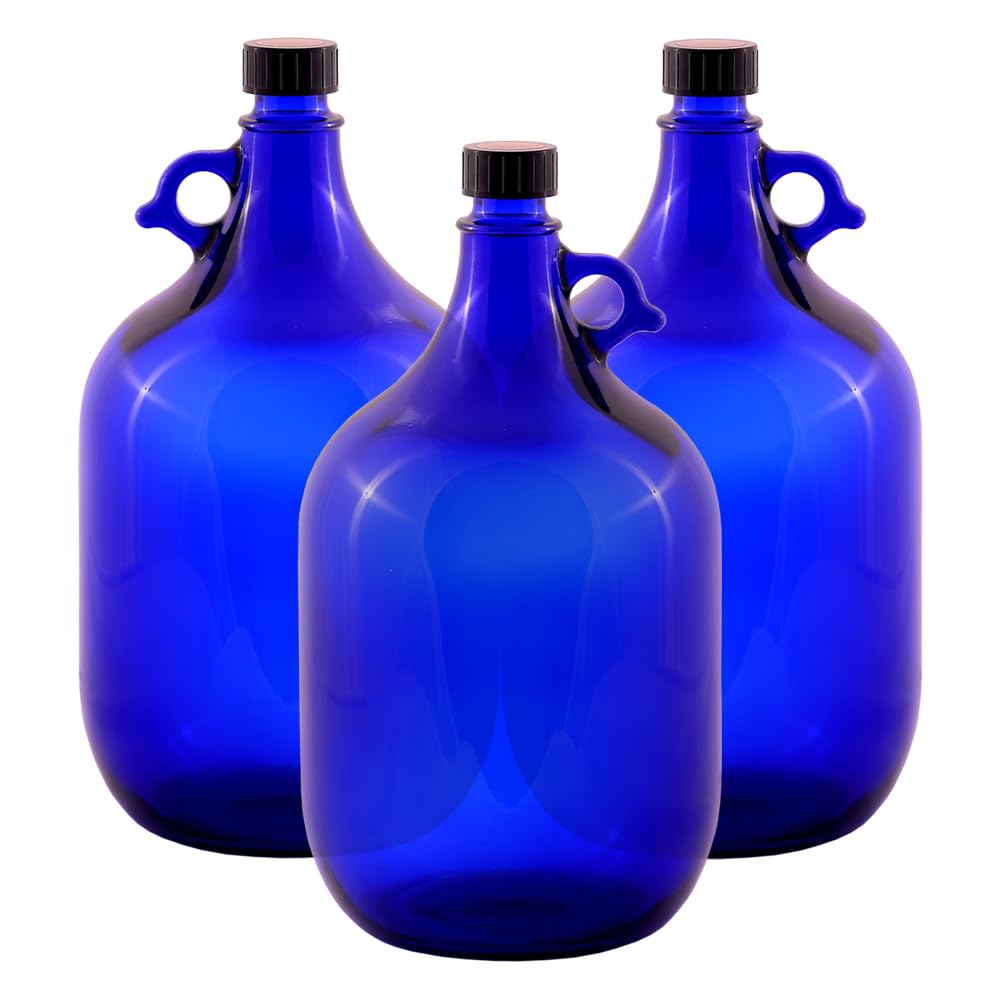 3 Stück Henkelflasche mit Deckel, 3