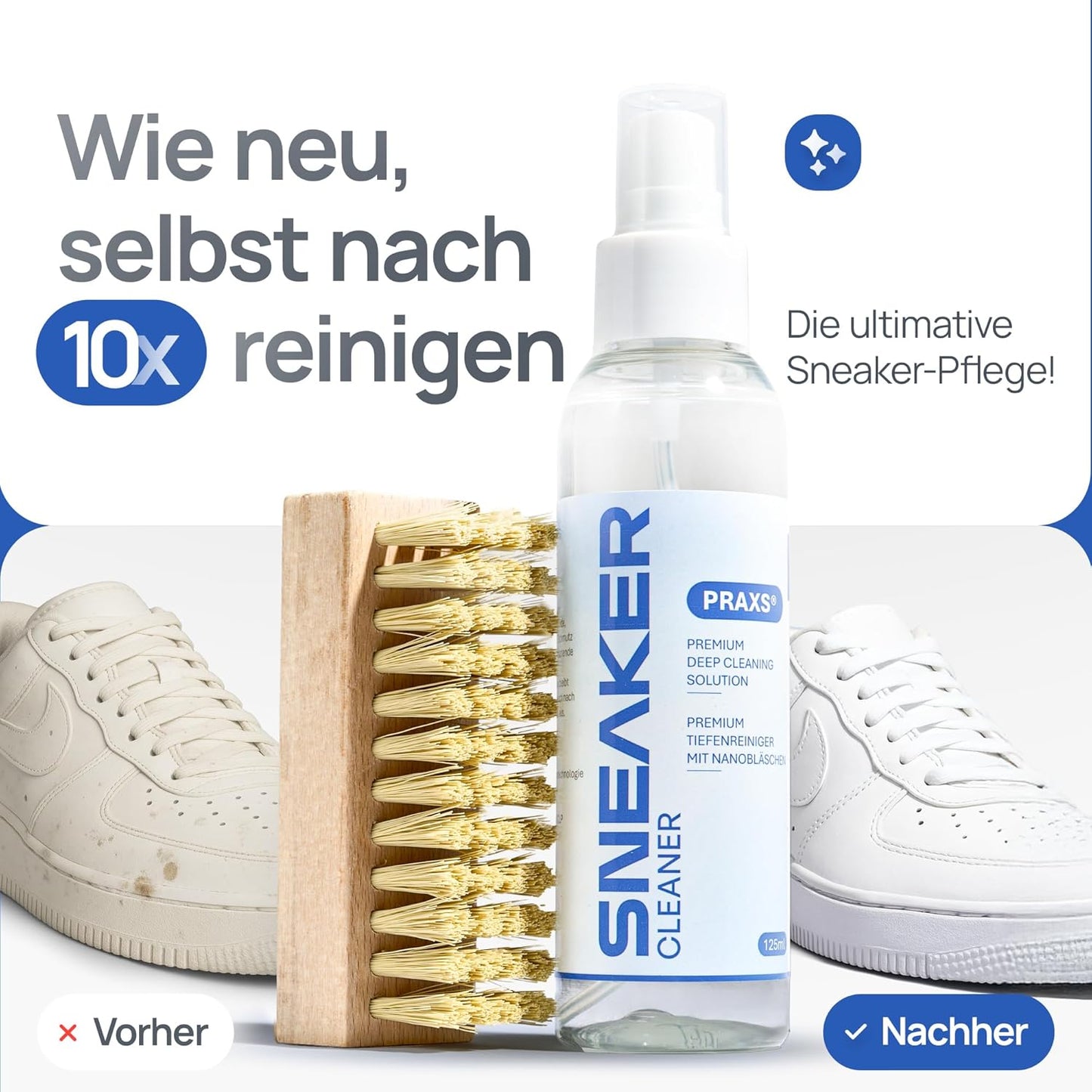 Sneaker-Reiniger-Set inkl. Bürste