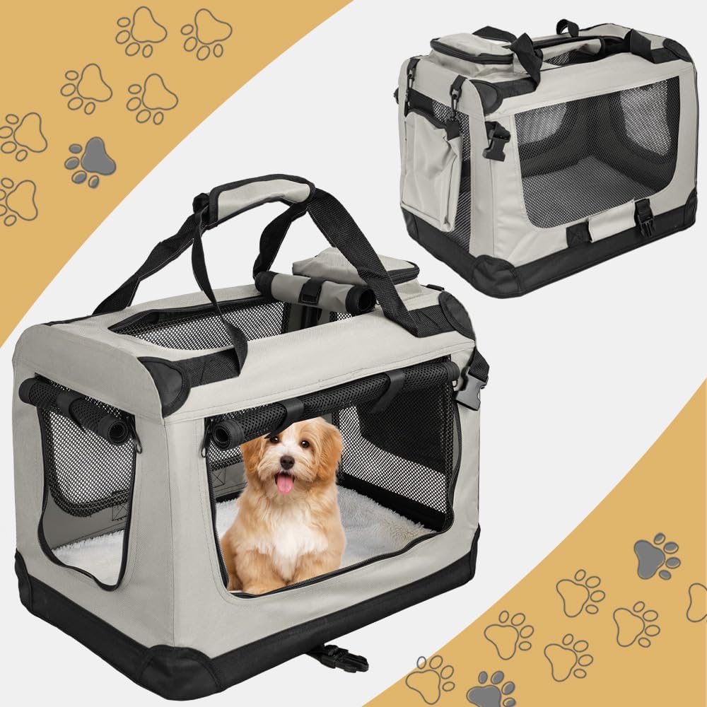 Faltbare Transportbox für Haustiere, L 50 x B 35 x H 36 cm