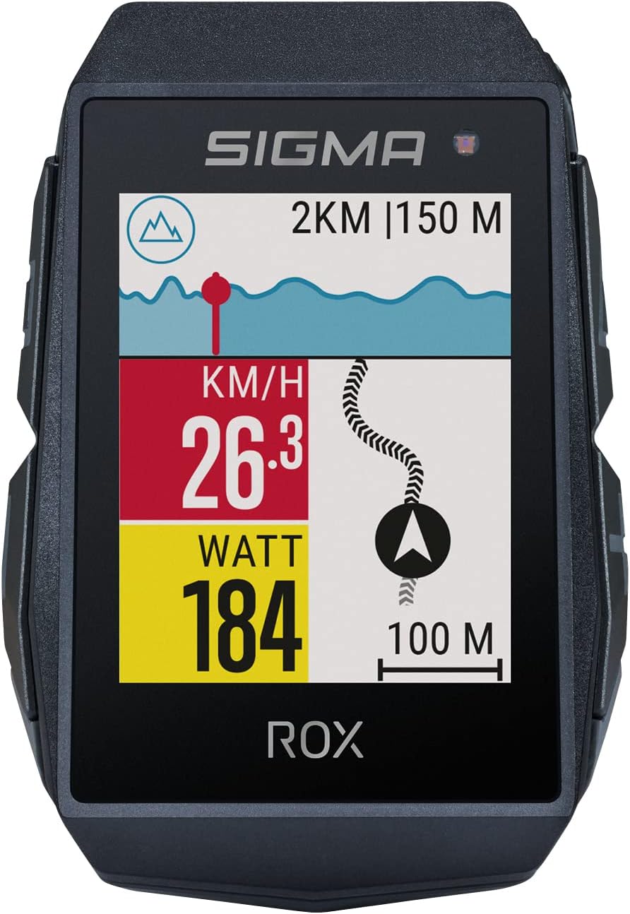 Rox 11.1 Fahrradcomputer mit GPS & Navigation, Schwarz ROX 11.1 EVO Sensor Set