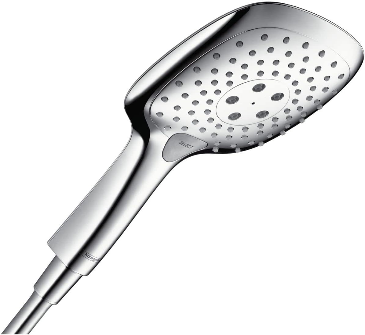 Raindance Select E Duschkopf mit Antikalk-Funktion, 3 Strahlarten ; Chrom