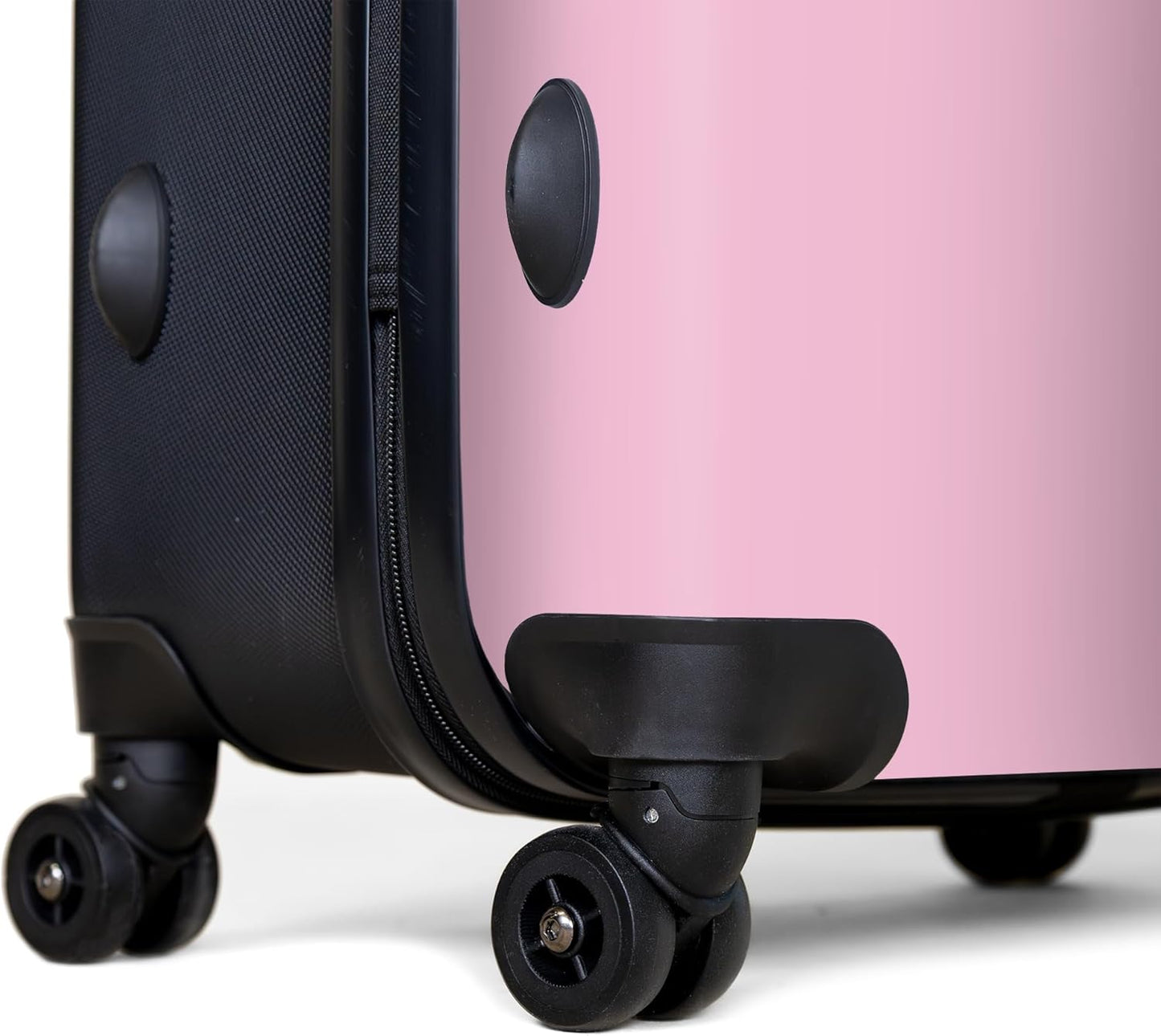 Hartschalenkoffer mit Rollen und TSA-Schloss, Einfarbig - Rosa Grösse XL